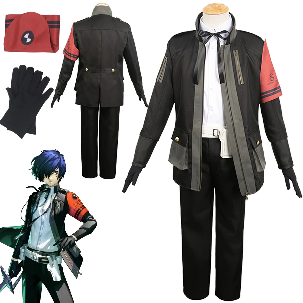 

Yuuki Makoto Cosplay Fantasy School Uniform Outfits Anime Game Persona3 Reload Disguise Costume Boys Adult Man Halloween Suit
