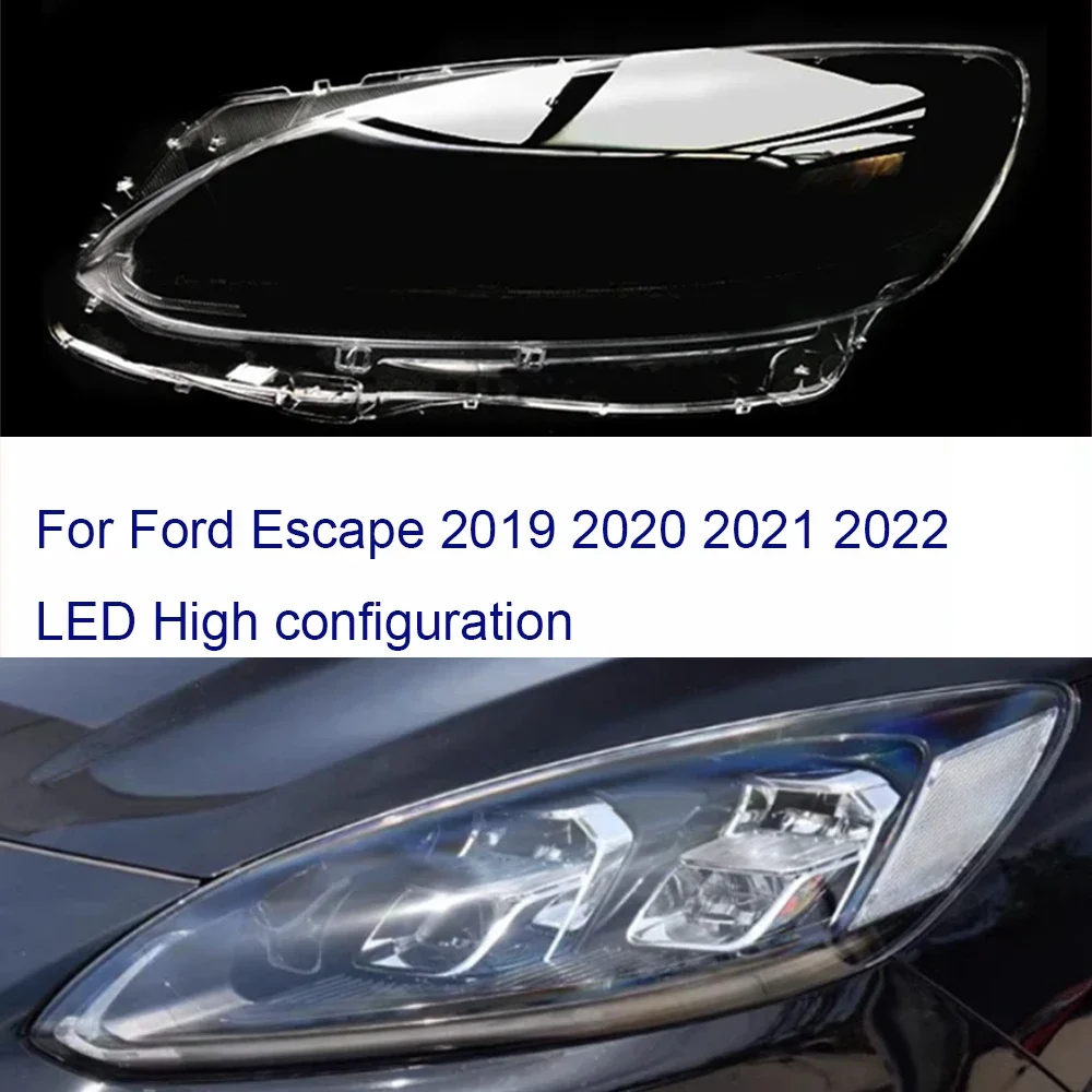 farol-led-para-ford-escape-abajur-transparente-lente-de-vidro-alta-definicao-tampa-da-lampada-2019-2020-2021-2022