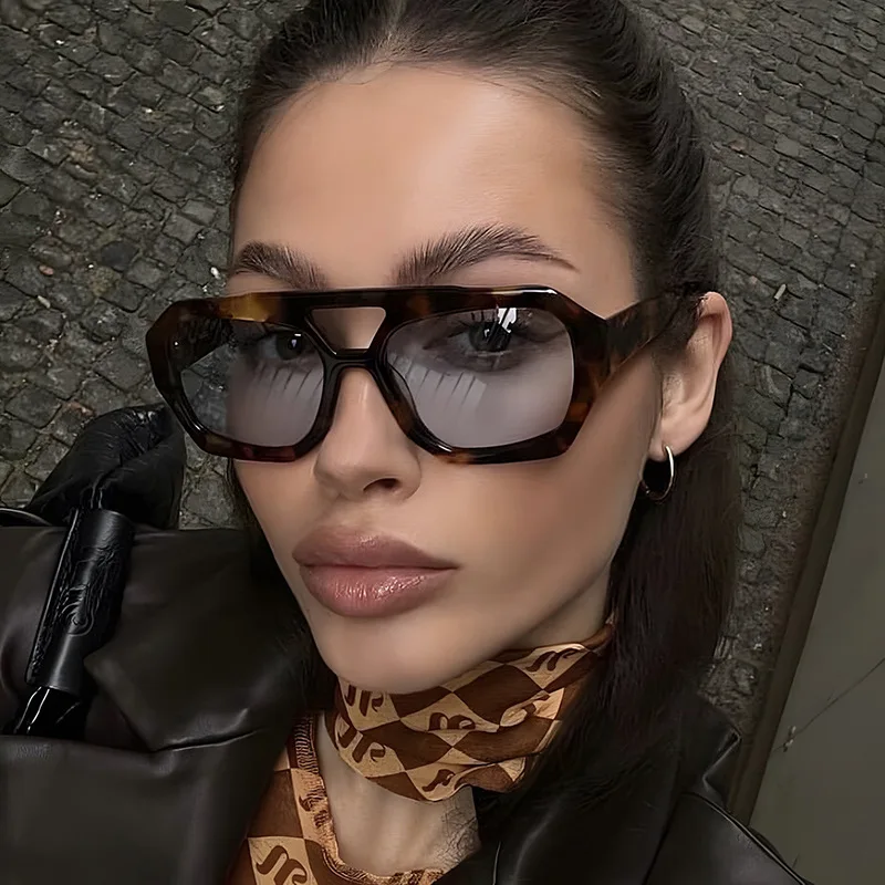 نظارات شمسية ريترو ليوبارد