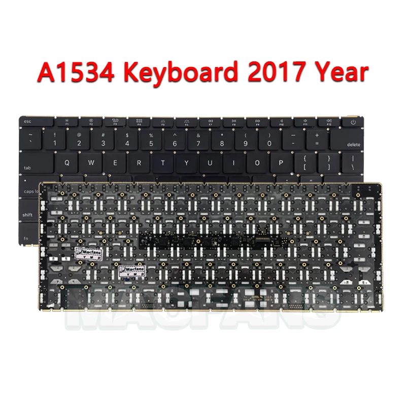 Substituição Original do Teclado do Portátil para Macbook 12 Polegadas A1534 Russo Alemão Espanha França Coréia Itália Reino Unido Eua Ano 2023 2023 2023 - Imagem 5