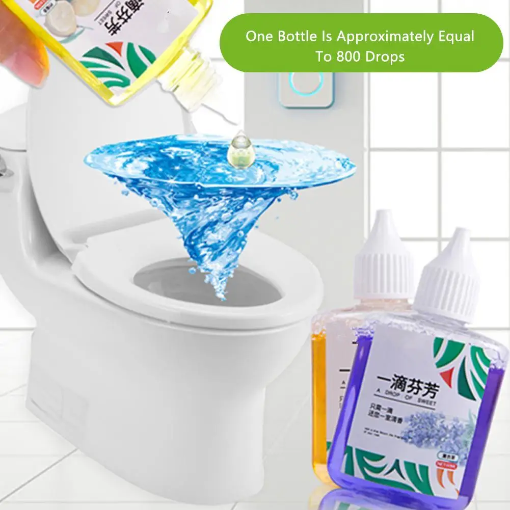 Deodorante per Bagno, una Goccia di Fragranza, Profumo di Cetriolo, Gelsomino, Uva Verde, Deodorante per Ambienti e Toilette a Lunga Durata