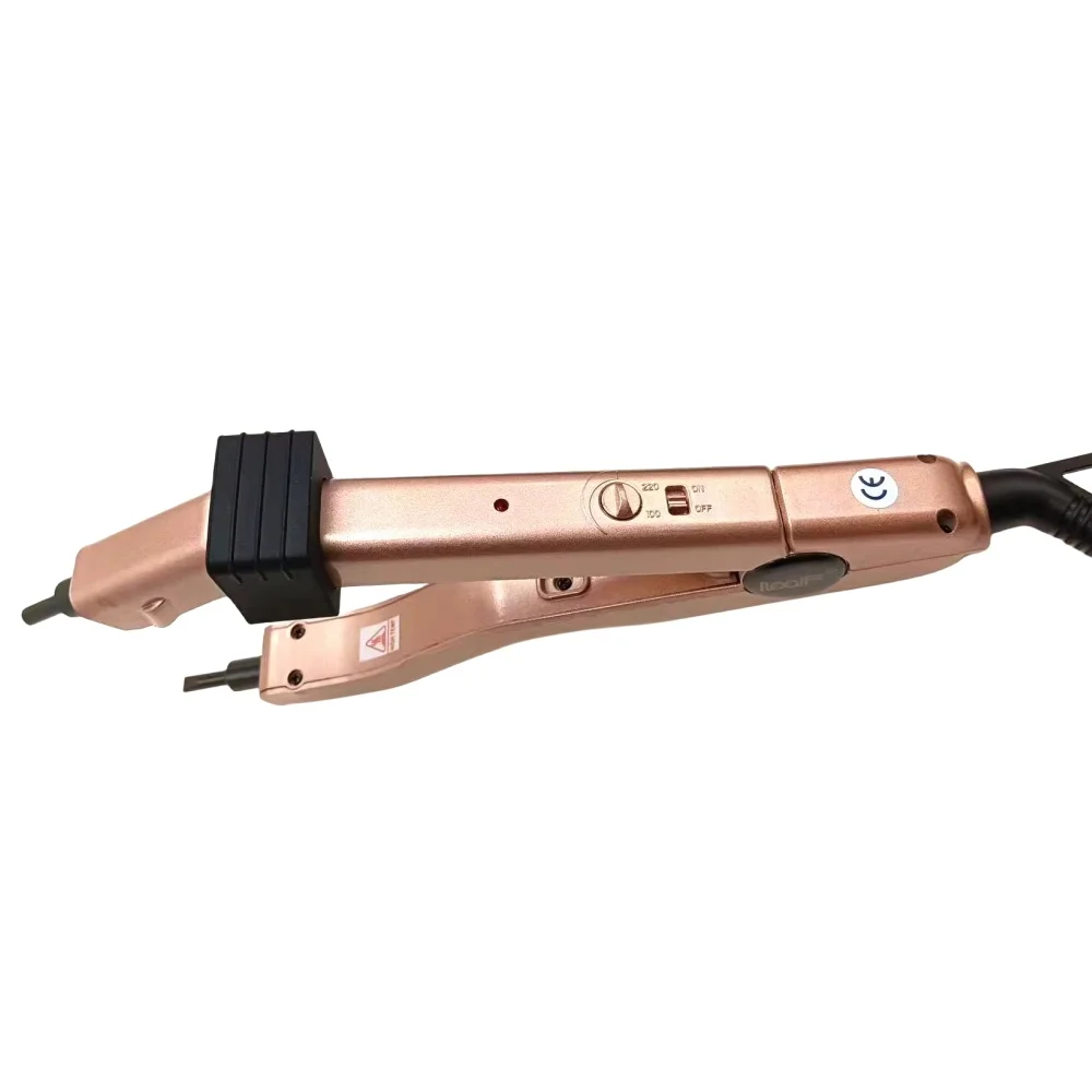 609A Smart Mini heated slanted end hair extensions iron and Fusion hair extensions iron keratin adhesive tool