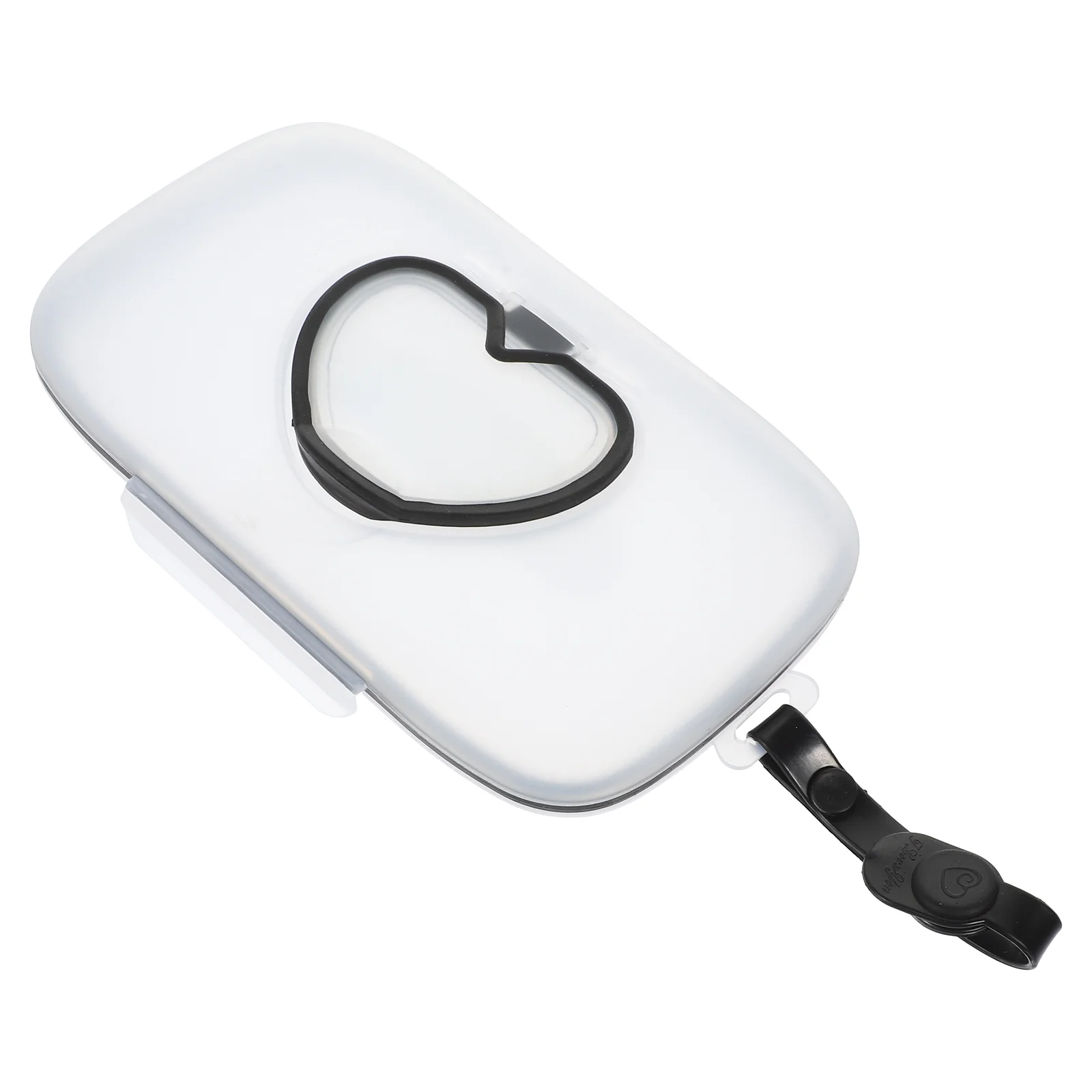 Portable Compact Large Capacity Wet Wipes Dispenser Tissue Box Cover Safe Materials Heart Shaped Lid Kitchen Storage Bathroom 4