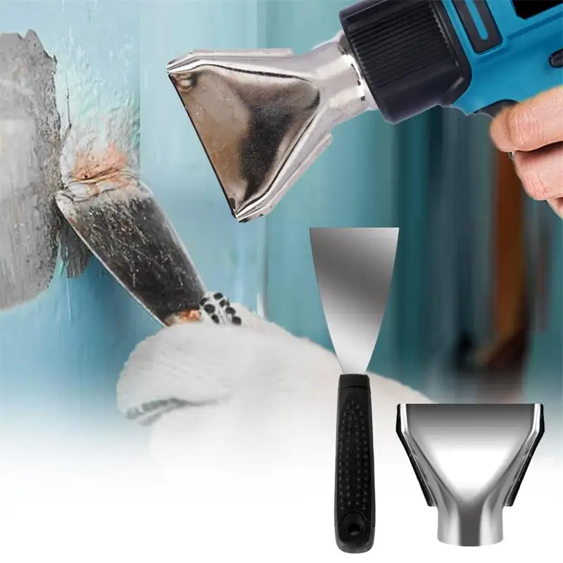 2500W Electric Heat Gun for Makita 18V Battery LED Temperature Display Cordless Handheld Hot Air Gun with 4 Nozzles Hot Air Gun 6