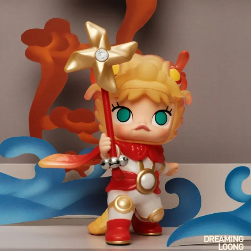 thumbnail image 1 of POP MART Loong Presents the Treasure Series Blind Box Surprise Box Original Action Figure Cartoon Model Mystery Box Collection, 1 of 5