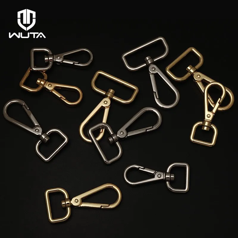 10pcs WUTA Bag Hook Buckle Key Chain Ring Swivel Trigger Lobster Clasp Craft Backpack Snap Dog Clip Hook Bag  DIY Accessoriess