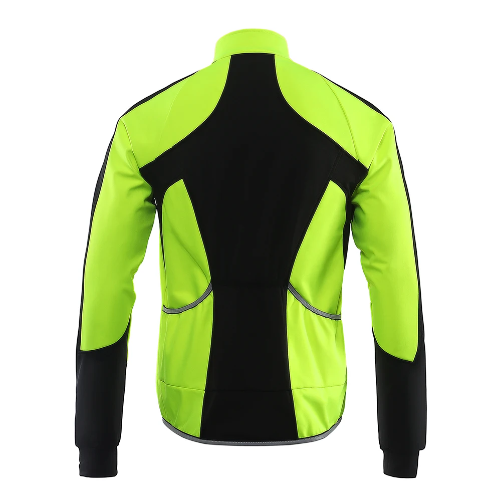 Cycling Jacket Men Winter Thermal Softshell Windbreak Waterproof Bike Coat Bicycle Clothing Reflective Motorcycle Raincoat