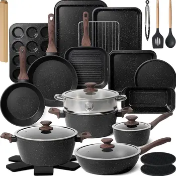 31 Piece Kitchen Nonstick Cooking Sets 1