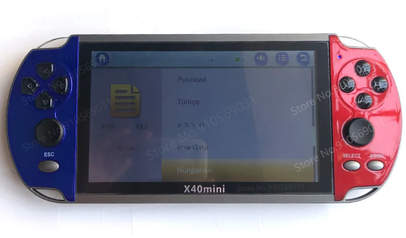 x40 mini video game 6.5inch 128 bits retro portable mini retro classic video game console handheld game player for Christmas gi