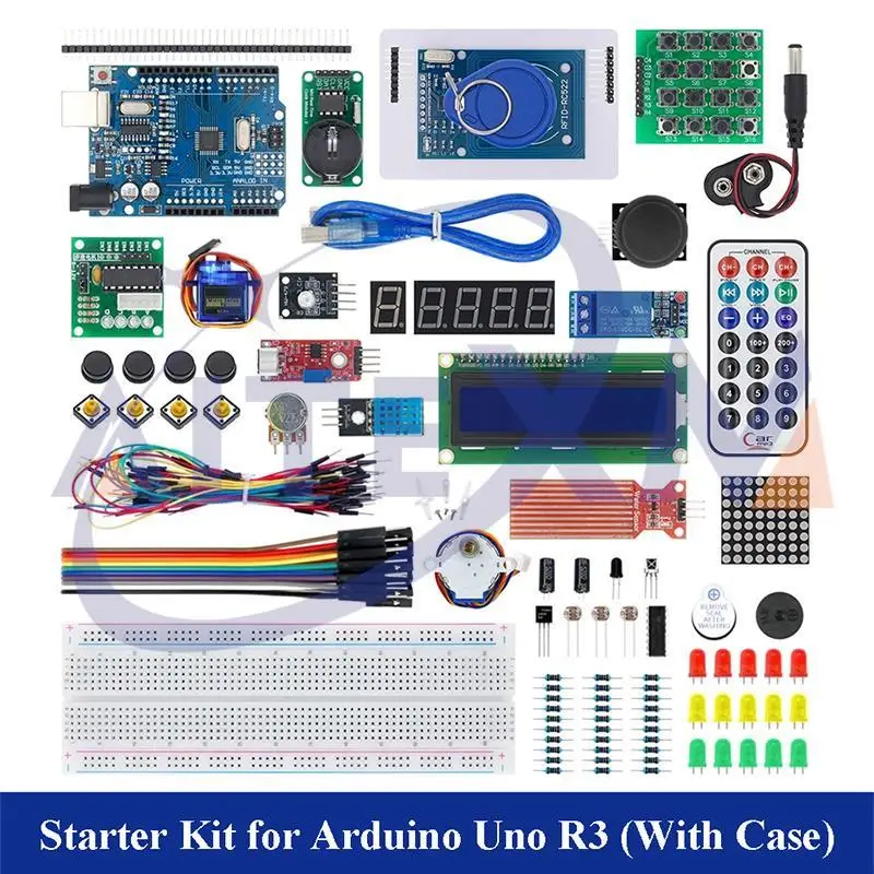 Kit De Inicio Arduino Kit-de-Inicio-de-1-caja-para-Arduino-R3-UNO-R3-Kit-de-componentes ...