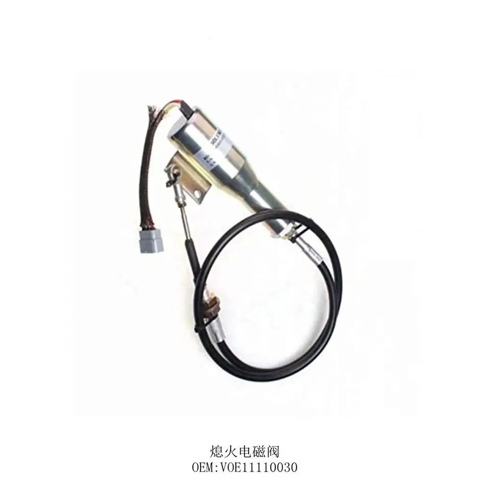 

VOE11110030 Excavator solenoid valve for electric parts fuel Shut Off /stop Solenoid valve