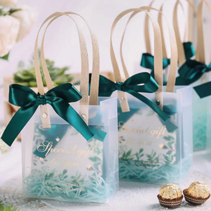 

Прозрачная водонепроницаемая сумка-тоут из ПВХ, прозрачная сумка для покупок, упаковка для свадебных подарков, пакеты для конфет, шоколадных игрушек/украшений для вечеринок