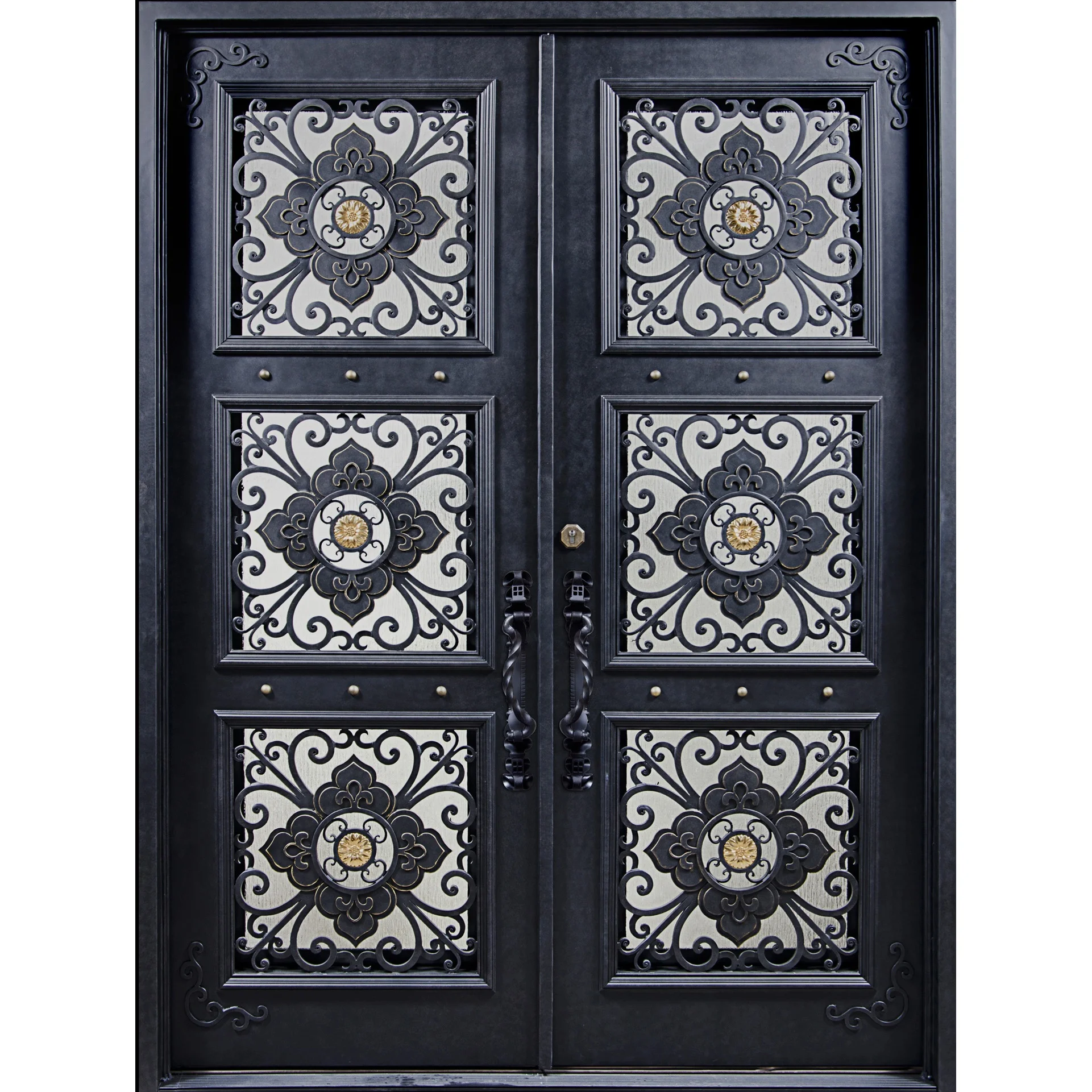 Wrought Iron Door design iron pipe door
