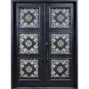 Wrought Iron Door  design iron pipe door 1