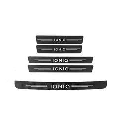 Carbon Fiber Car Door Sill Protector Strip - Anti - Scratch Sticker (5 PCS)