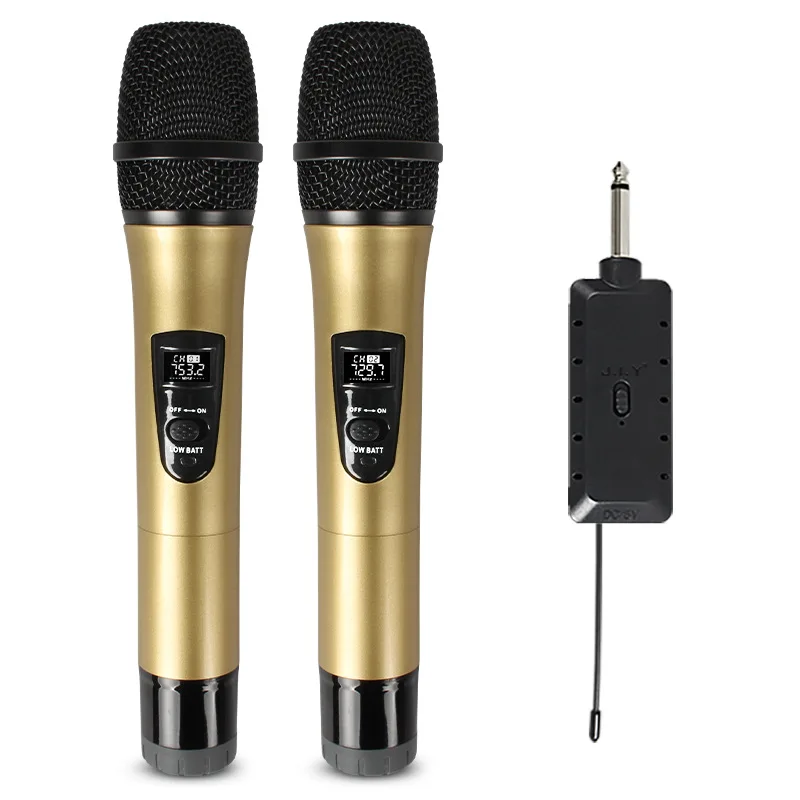 Microfono Wireless E8 2 Canali Uhf Microfono Portatile Professionale Microfono Micro Telefono Per Riunioni Karaoke 50 Metri Canta Canzone Ktv