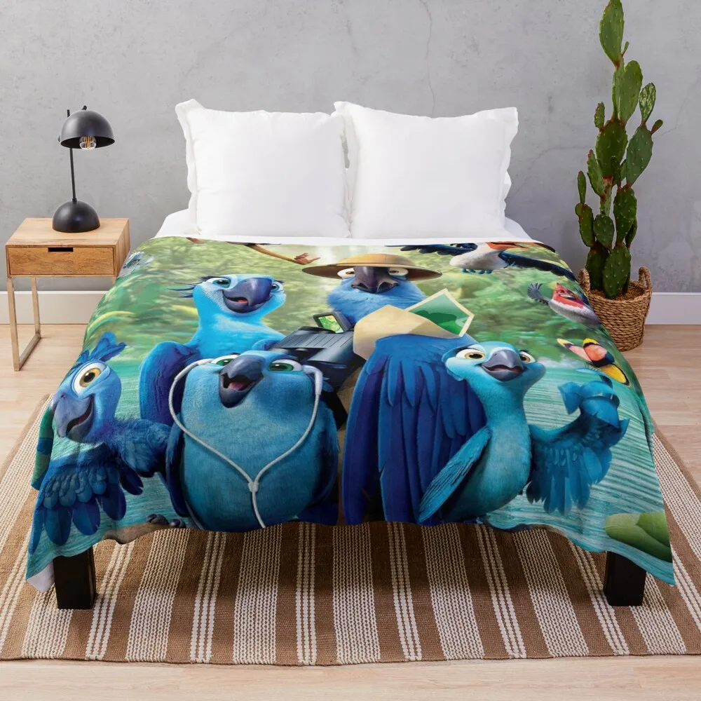 

RIO Throw Blanket Stuffed Blankets Beach Blanket Furry Blankets Hairy Blankets