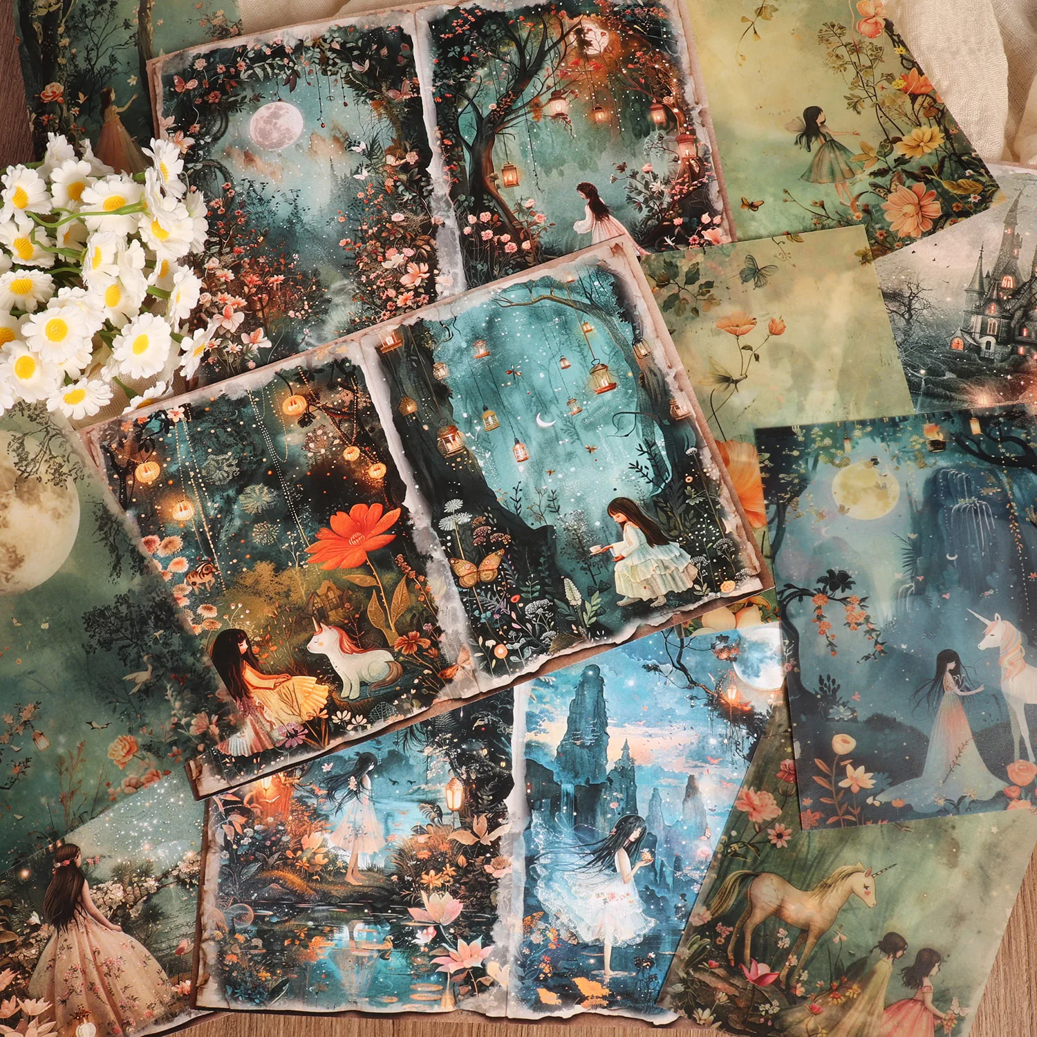 Fantasy Forest Scrapbook Paper Set 1