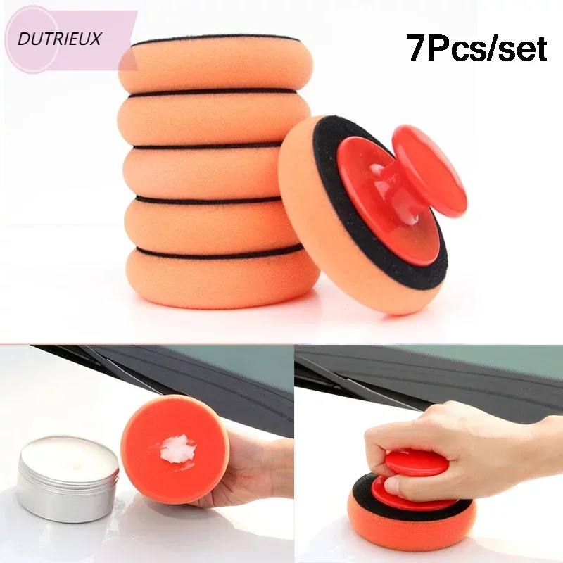 

Car Wash Wax Polish Pad Polishing Pad Sponge Car Cleaning Cloth Microfiber Applicator For Auto Polisher Waxing Sponge