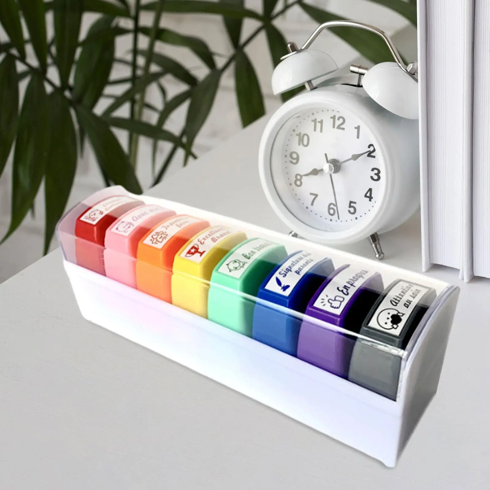 8x Kids Stamps Set Birthday Gift Assorted Stamps for Classroom Home Teacher