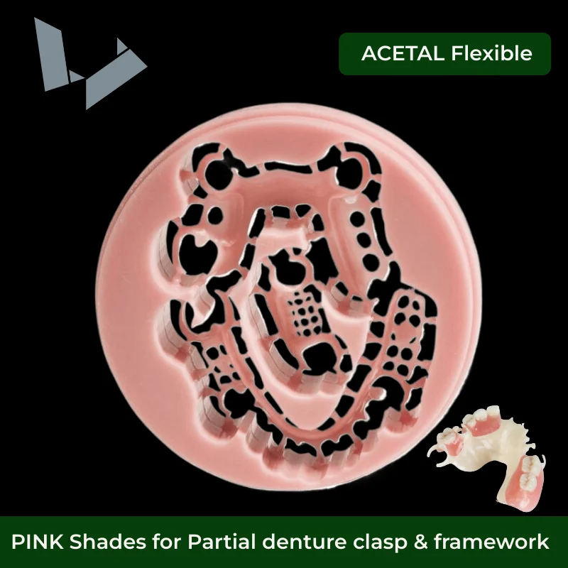 98X16mm-A0-A1-A2-A3-ClearPink-Color-Dental-Snap-On-Smile-Materials-CAD ...