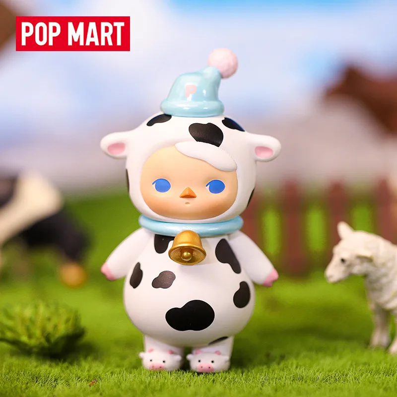 

POP MART PUCKY Elf молоко, детская серия, оригинальная экшн-фигурка, мультяшная модель, загадочная коробка, коллекционный подарок для девочек