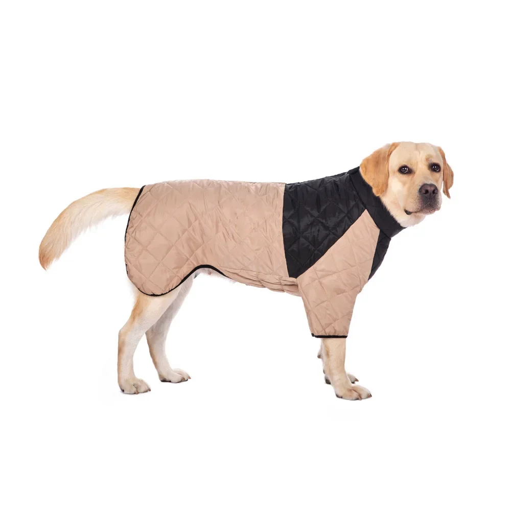 

Winter Padded Thick Waterproof Windproof Snowproof Medium and Large Dog Labrador Pet Dog Cotton Coat Clothing