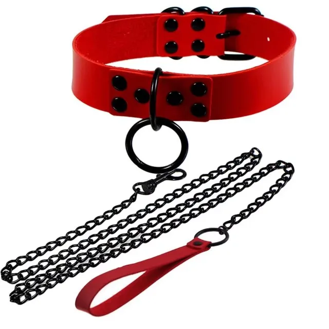 Collier Bondage BDSM Chaînes - Style S&M Gothique, Neuf, Pour Accessoiriser