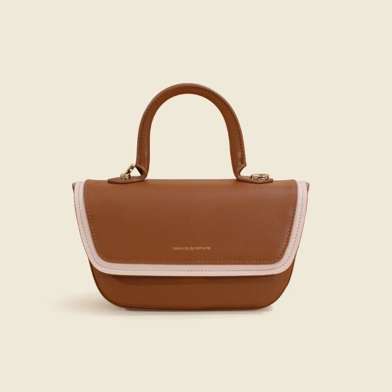

Real Leather Women's Bag High-End Commuting Bag 2023 Small Square Mobile Phone Bag And Crossbody Bag