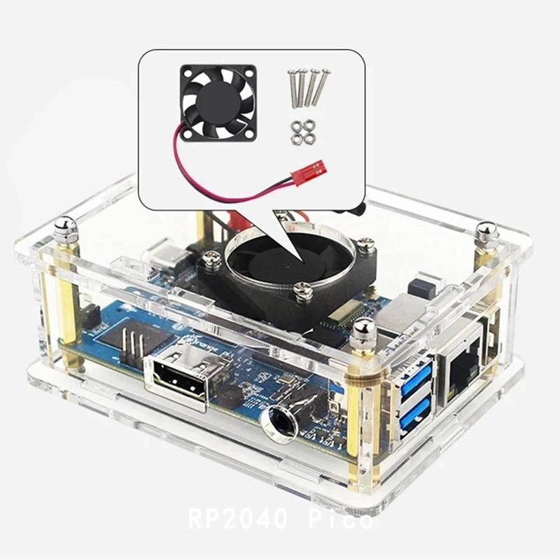 Orange Pi Case Transparent Acrylic Shell Box Protect Enclosure For Orange Pi 3 LTS orange pi case