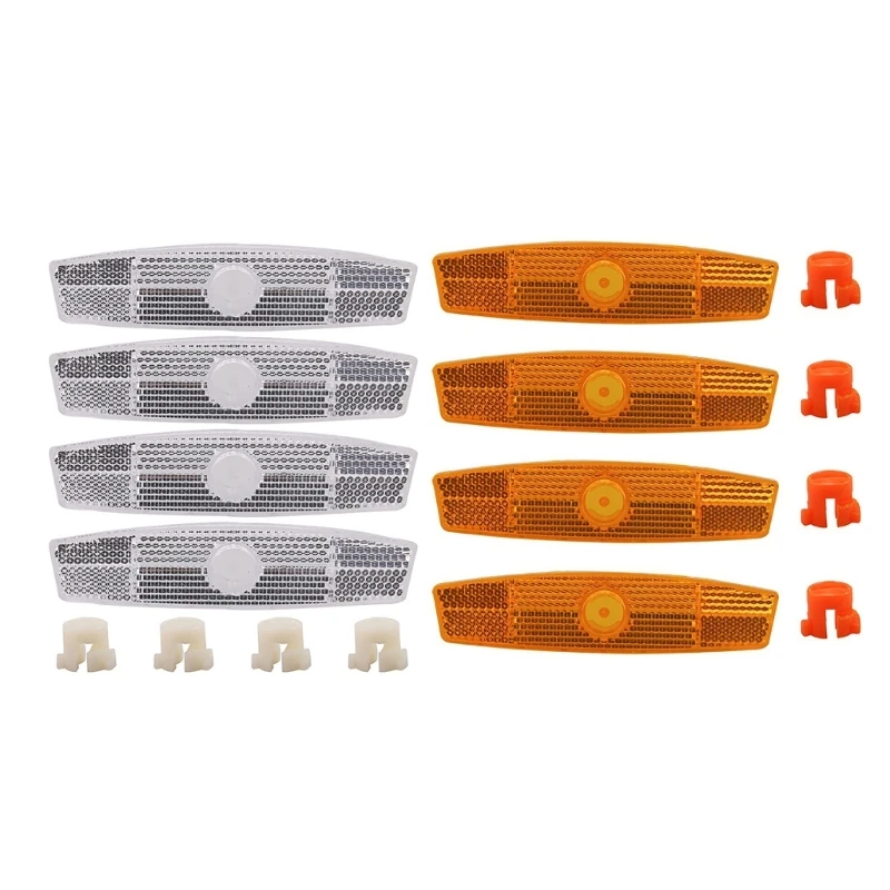 Worgeous 1 Pair Night Cycling Bike Wheel Reflectors Spoke Reflectors