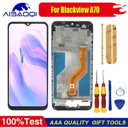 Premium Touch Screen LCD Display Digitizer Assembly Replacement (A70 With Frame)