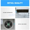 Commercial Ice Cube Machine Household Ice Maker Square Ice Generator Manual Water Injection 6