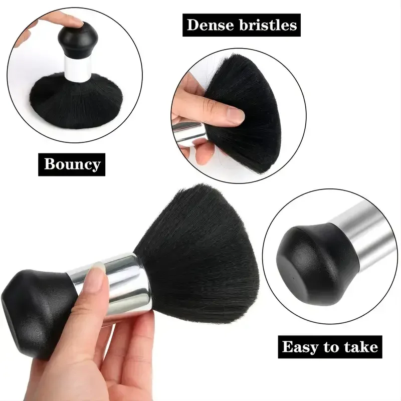 2/3pcs set  Barber wrap set Waterproof Hair Cutting Cape with Neck Duster Professional Barber Salon Hairdressing Gown Brush Set 6