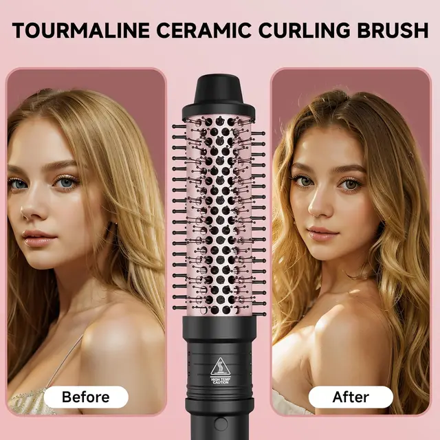 Curling Iron Set 5-in-1 Hair Curler with 3 Barrel Hair Crimper, Hair Straightener - Waver Heating Styling Tools for Women 5