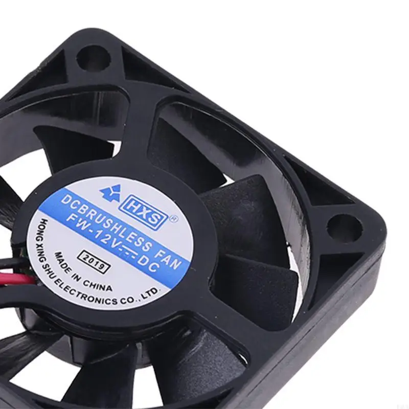 R9UA 50x50x10mm 5010 Fans 12V Brushless 5cm Fans Cooling Fan for Electronic Computer 's Component Heat Dissipation
