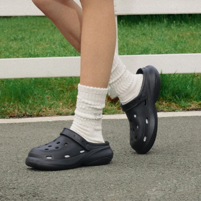 Women Clogs Summer Women Sandals Thick Bottom Home Slides Soft EVA Dry Wedges Platform Garden Shoes Beach Sandals Home Slippers 5