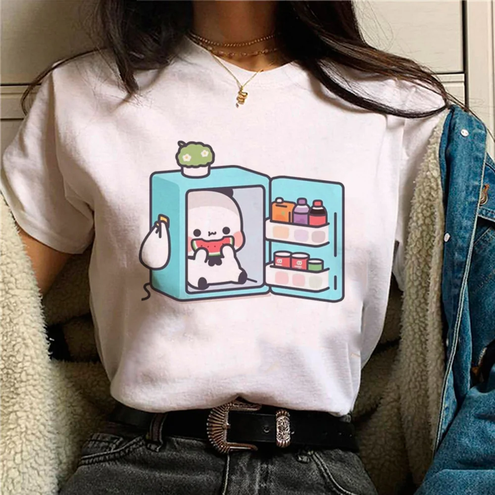 

Bear tshirt women Y2K summer manga tshirt girl designer clothes