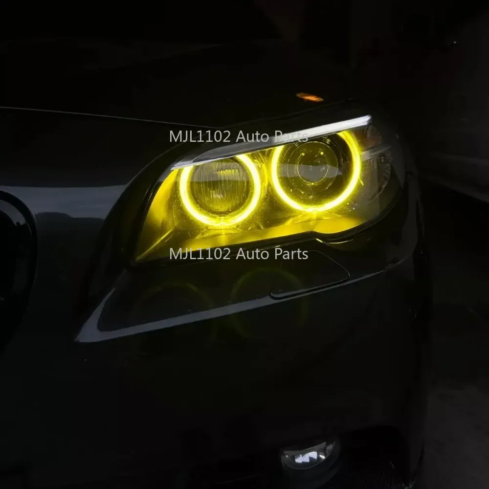 Yellow Angel Eye DRL LED Module For BMW F10 LCI 528i 528iX 535d 535dX 2014-2017