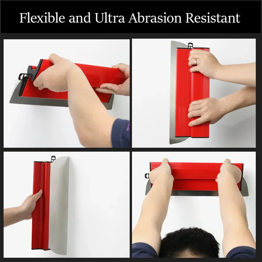 Description Picture 6 of item25cm/40cm Drywall Smooth Trowel Brush Wall Flexible Blade Spray Paint Finishing Putty Building Tools Wall Material Tools