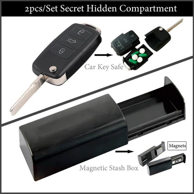 Gefälschte Auto Key Safe Versteckte Geheimnis Fach Stash Box Diskret Decoy  Auto Schlüssel Fob zu Verstecken und Shop Geld