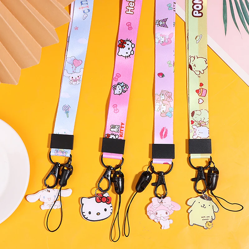 

Anime Cute Lanyard Key Neck Strap Lanyards Id Badge Holder Key Holder Phone Hang Rope Lariat Keyring Accessories Kids Women Gift