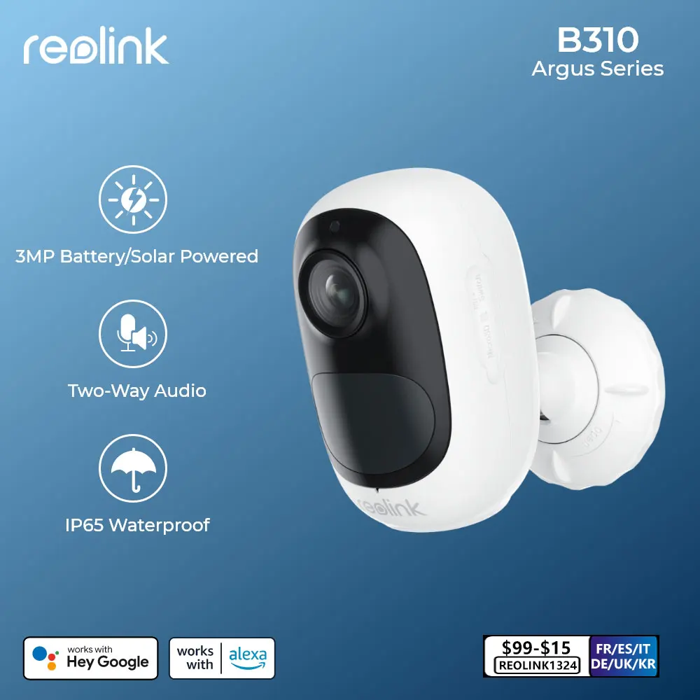 Camera Security Reolink Indoor Ip 4MP WiFi Pan Tilt 2 Way Audio Camara  Seguridad