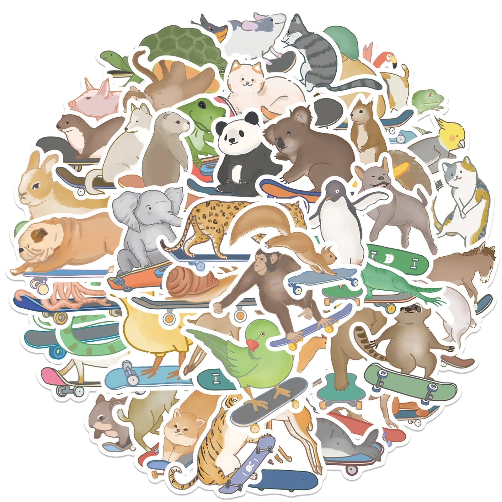 

10/30/50PCS Cartoon Piano Stickers Waterproof PVC DIY Suitcase Phone Scrapbook Guitar Graffiti Sticker Decals Toy Gift for Kid