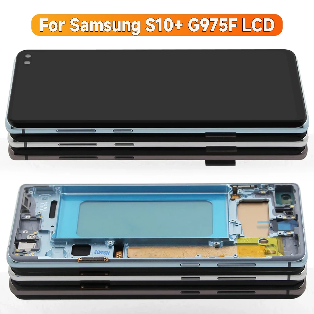 Ｚ 6.4  S10 ÷ LCD ÷ ġ ũ Ÿ  ü, ׽Ʈ Ϸ S10 + G975F G975U G975W G975