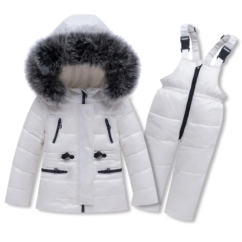 

100% White Duck Down New Children's Down Jacket Set for Infants,girls,winter Boys, 2Pcs Clothes for Girls Kids Jackets for Boys