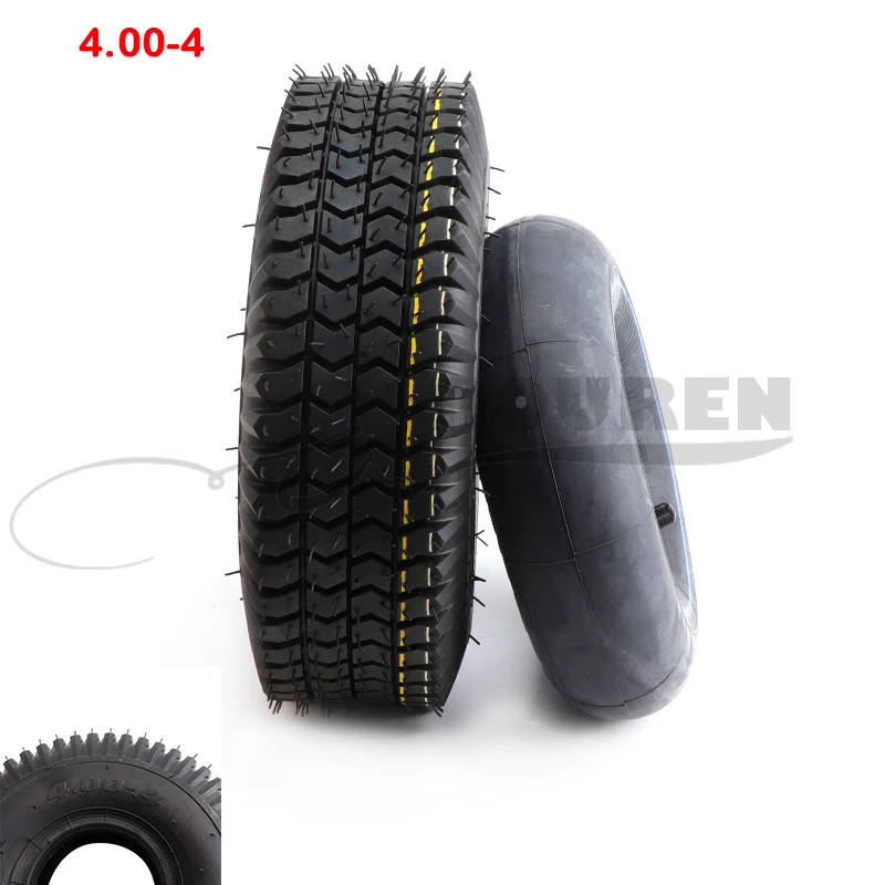 

4.10/3.5-4 4.00-4 Heavy Duty Inner Tube Outer Tyre For Goped Scooter BladeZ Moby wheels 4 Inch Innertube Go Kart Karting ATV UTV
