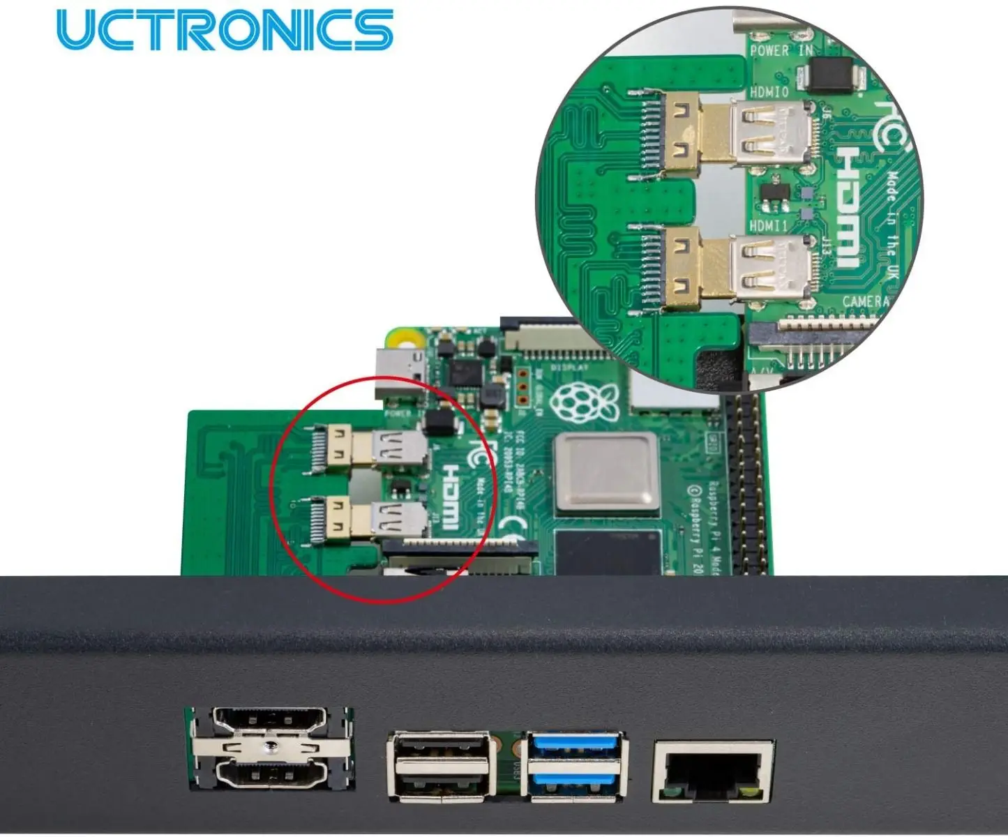 UCTRONICS   , ũ HDMI  , 19 ġ 1U  Ʈ, 1-4  ,   4  B