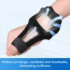 VELPEAU Thumb Splint Brace for Trigger Finger Sprains Strains Arthritis and Tendonitis Thumb Support Breathable and Universal 4