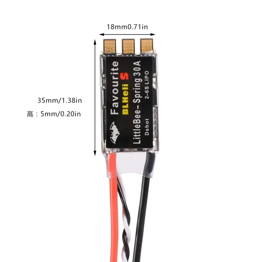 ESC 20A 30A BLHeli_S pour Drone FPV - 1-8 PCS